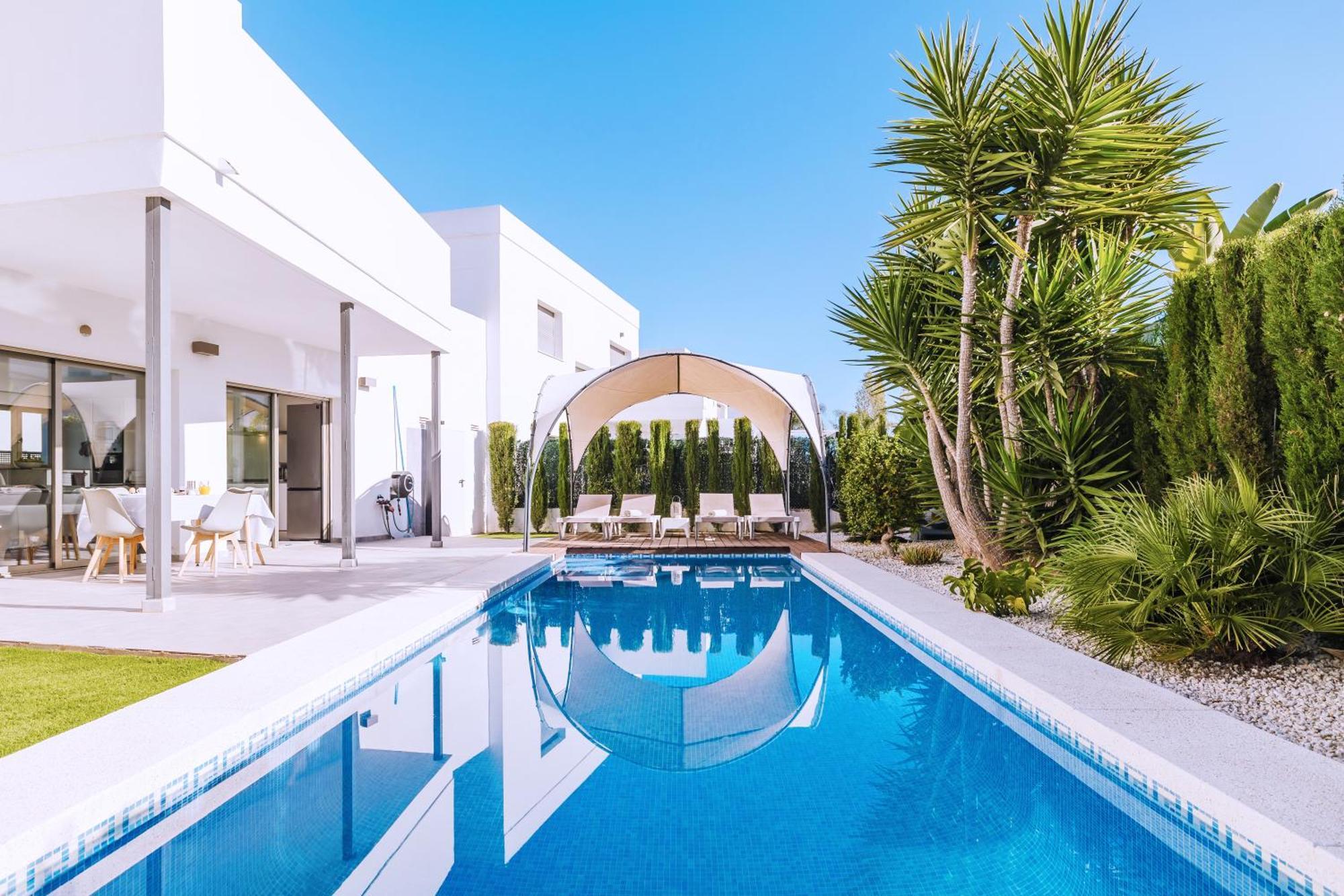 Casa Coco Stylisches Beachhouse Mit Pool & Sundeck Els Poblets Denia 外观 照片