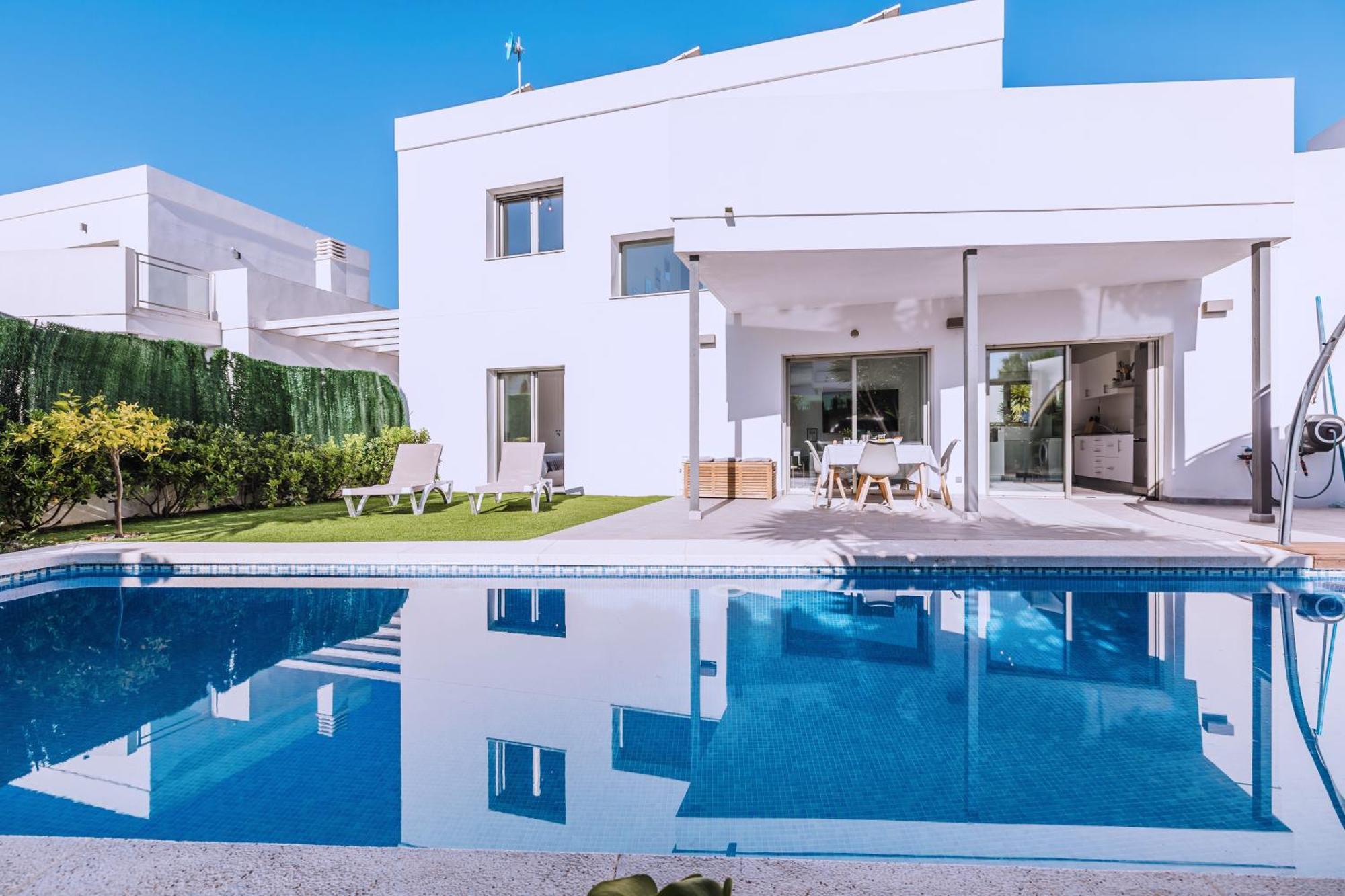 Casa Coco Stylisches Beachhouse Mit Pool & Sundeck Els Poblets Denia 外观 照片